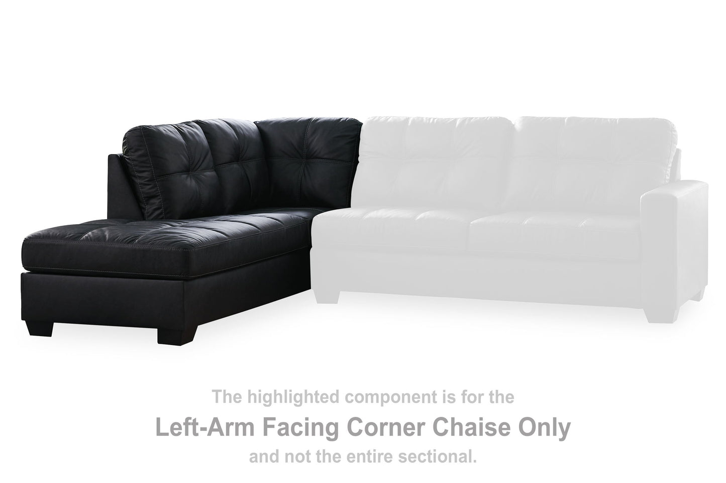Barlin Mills - Laf Corner Chaise - Carbon