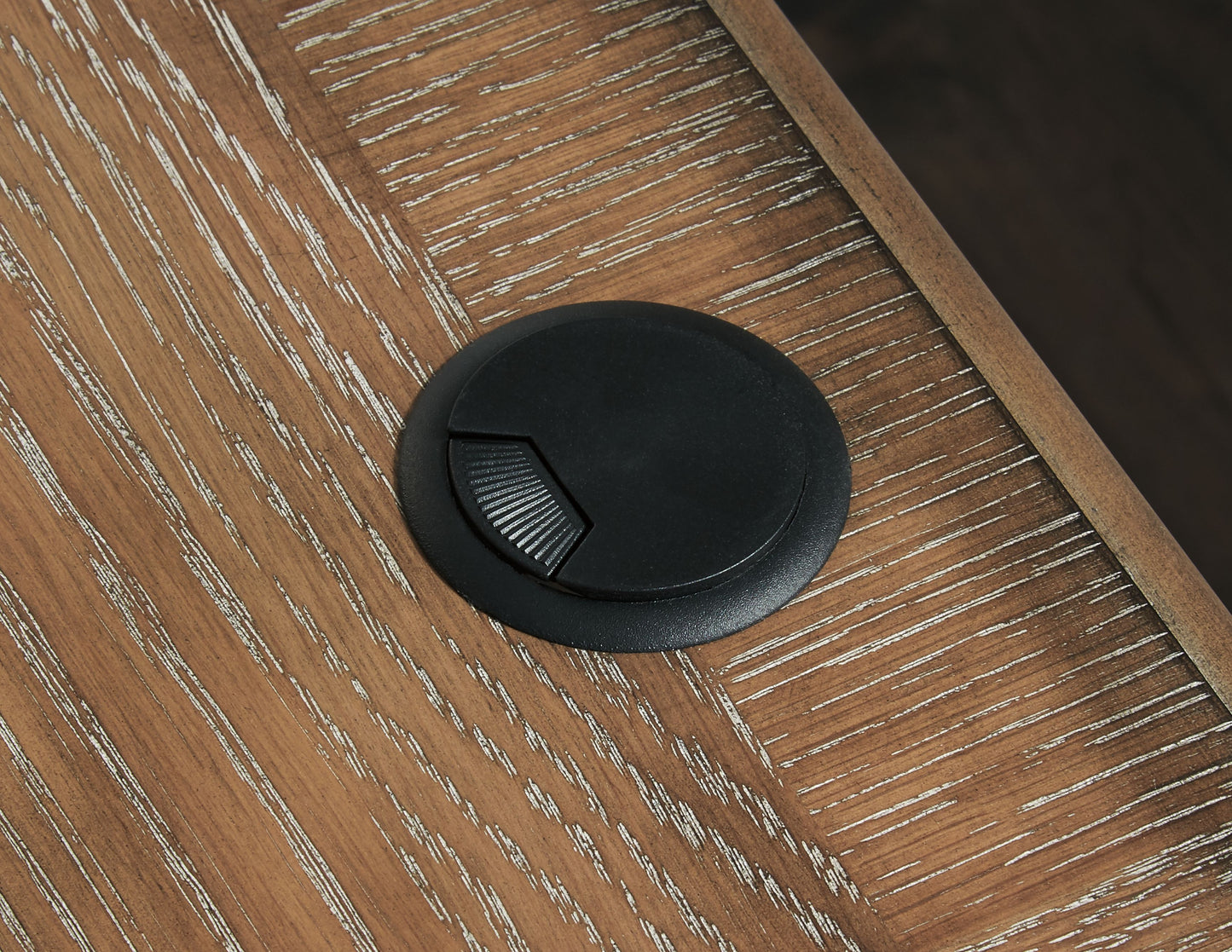 Realyn - Home Office Desk Return - White / Brown