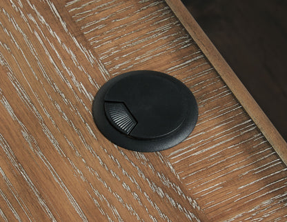 Realyn - Home Office Desk Return - White / Brown