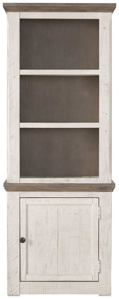 Havalance - Right Pier Cabinet - Brown / Beige