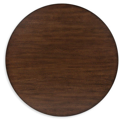 Korestone 2 - Dark Brown - Round Cocktail Table