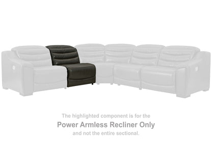 Center Line - PWR Armless REC w/Adj Headrest - Dark Gray