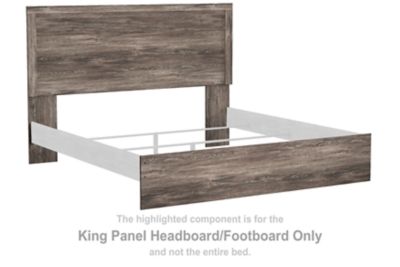 Ralinksi - King Panel Headboard/Footboard - Gray