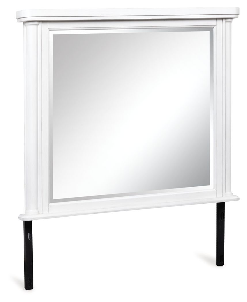 Rowlenstown - Bedroom Mirror - Antique White