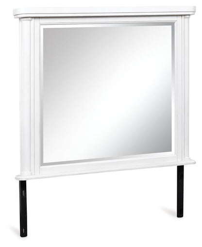 Rowlenstown - Bedroom Mirror - Antique White
