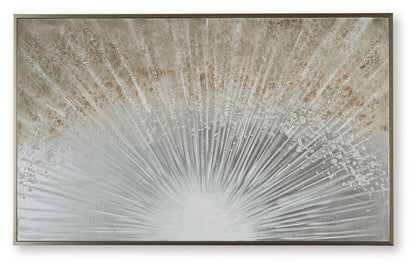 Waldard - Gray / Taupe / White - Wall Art