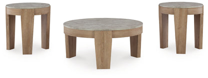 Guystone - Occasional Table Set (Set of 3) - Light Brown