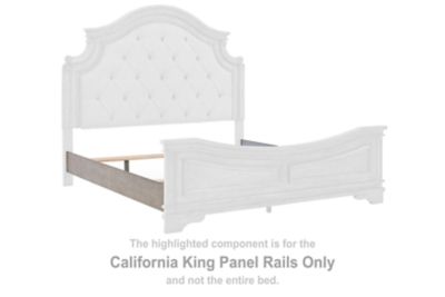 Lodenbay - Cal King Panel Rails - Antique Gray