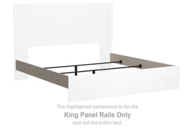 Stelsie - King Panel Rails - White