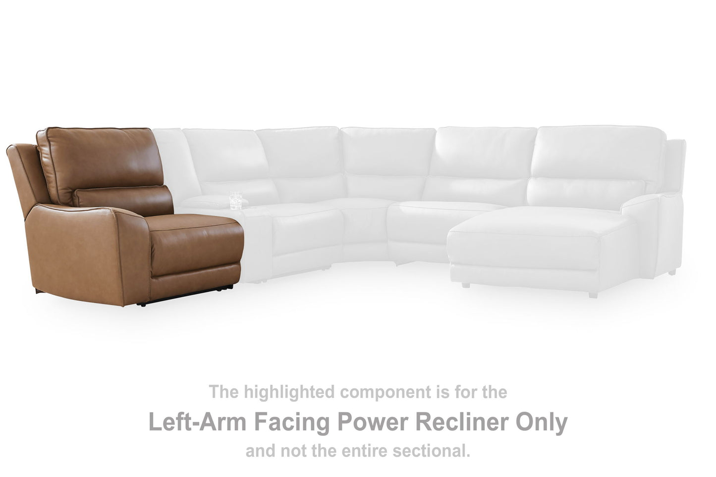 DeepWakes - LAF Zero Wall Power Recliner - Caramel