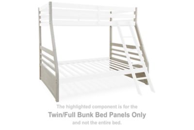 Robbinsdale - Twin/Full Bunk Bed Panels - Antique White
