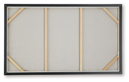 Waldard - Gray / Taupe / White - Wall Art