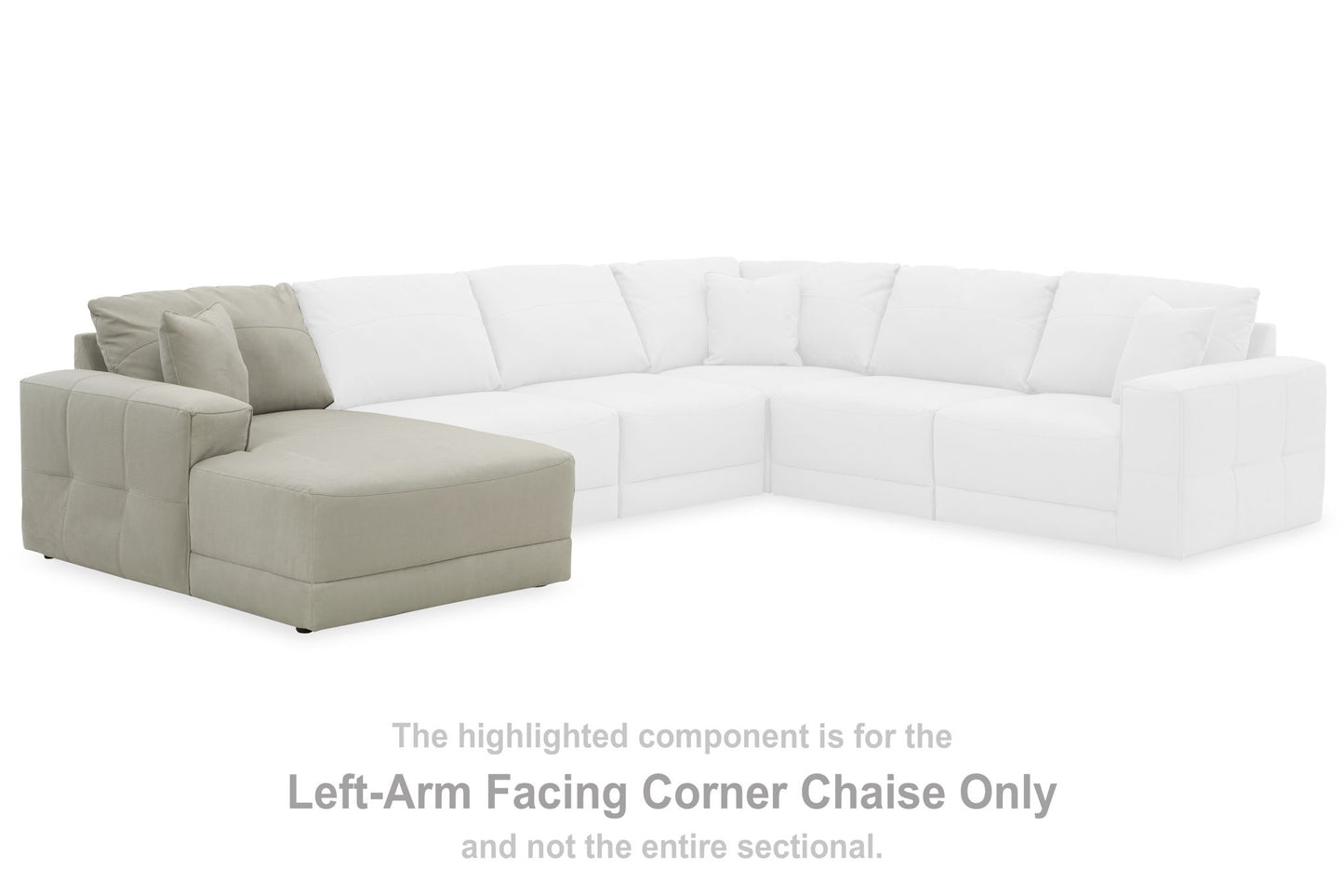 Next-Gen Gaucho - LAF Corner Chaise - Gray