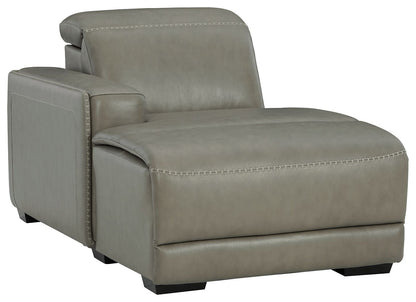 Correze - LAF PWR Reclining Back Chaise - Gray