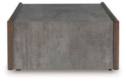 Kallenny - Brown / Gray - Square Cocktail Table