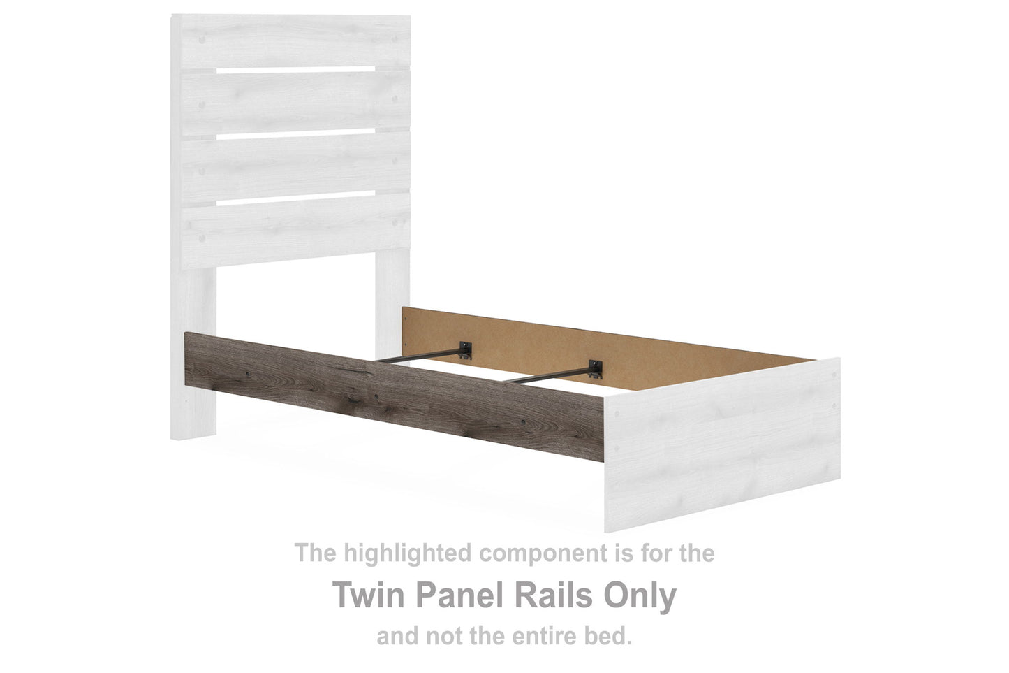 Graystorm - Twin Panel Rails - Brown Gray