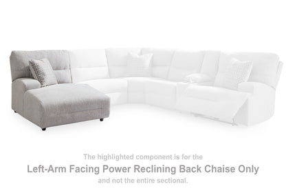 Acklen Place - Pewter - Laf Power Reclining Back Chaise