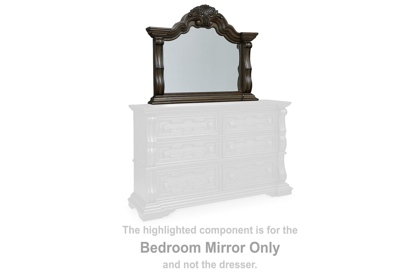 Maylee - Bedroom Mirror - Dark Brown