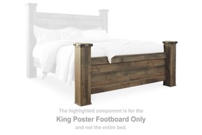 Trinell - Brown - King Poster Footboard