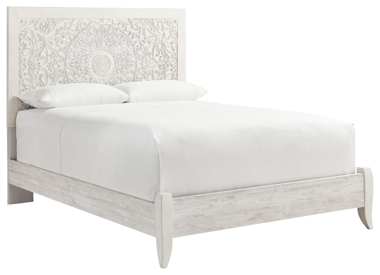 Paxberry - Queen Panel Headboard - Whitewash