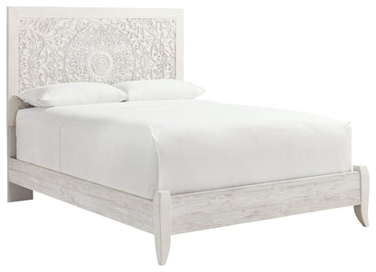 Paxberry - Queen Panel Headboard - Whitewash
