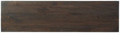 Elinmore - Brown / Gold Finish - Accent Cabinet