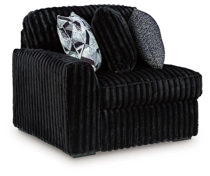 Midnight-Madness - LAF Corner Chair - Onyx