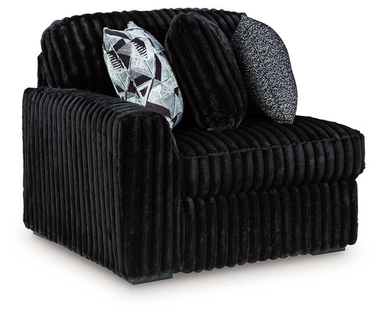 Midnight-Madness - LAF Corner Chair - Onyx