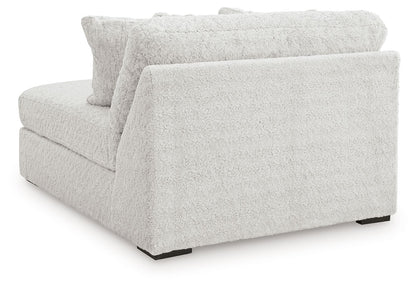 Cuddle Plush - Oversized Armless Chaise - Arctic