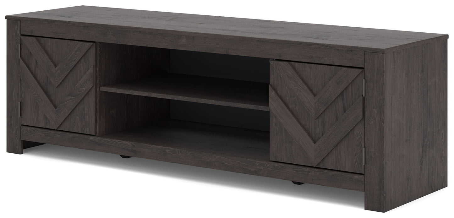 Cayboni - LG TV Stand With Fireplace Option
