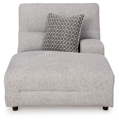 Acklen Place - Pewter - Raf Power Reclining Back Chaise