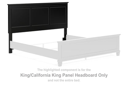 Lanolee - King/Cal King Panel Headboard - Black