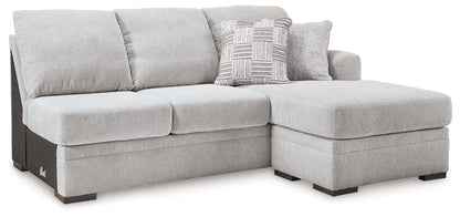 Gabyleigh - Raf Sofa Chaise - Nickel