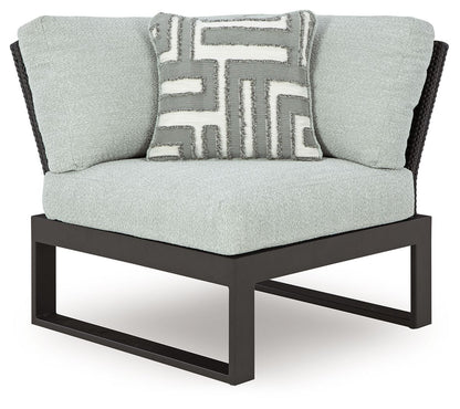 Beachloft - Corner With Cushion - Black / Gray