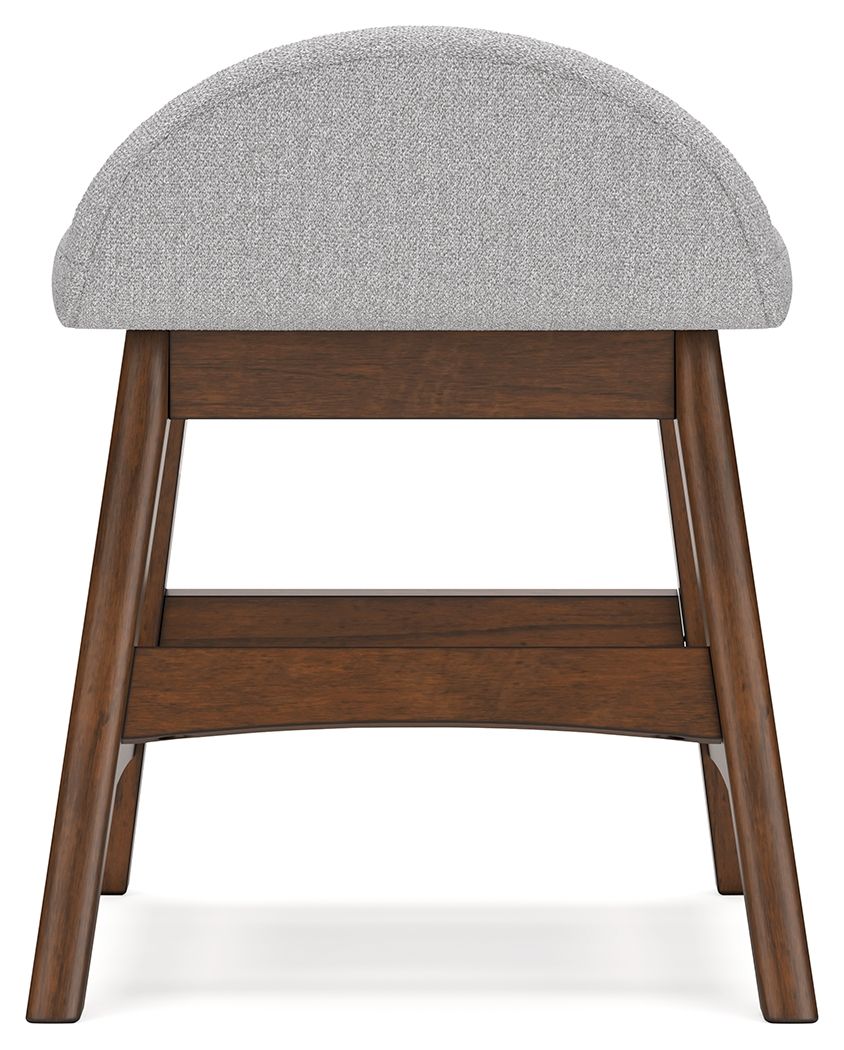Lyncott - Home Office Desk Chair - Light Gray / Brown