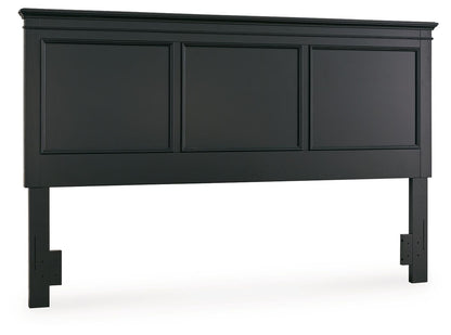 Lanolee - King/Cal King Panel Headboard - Black