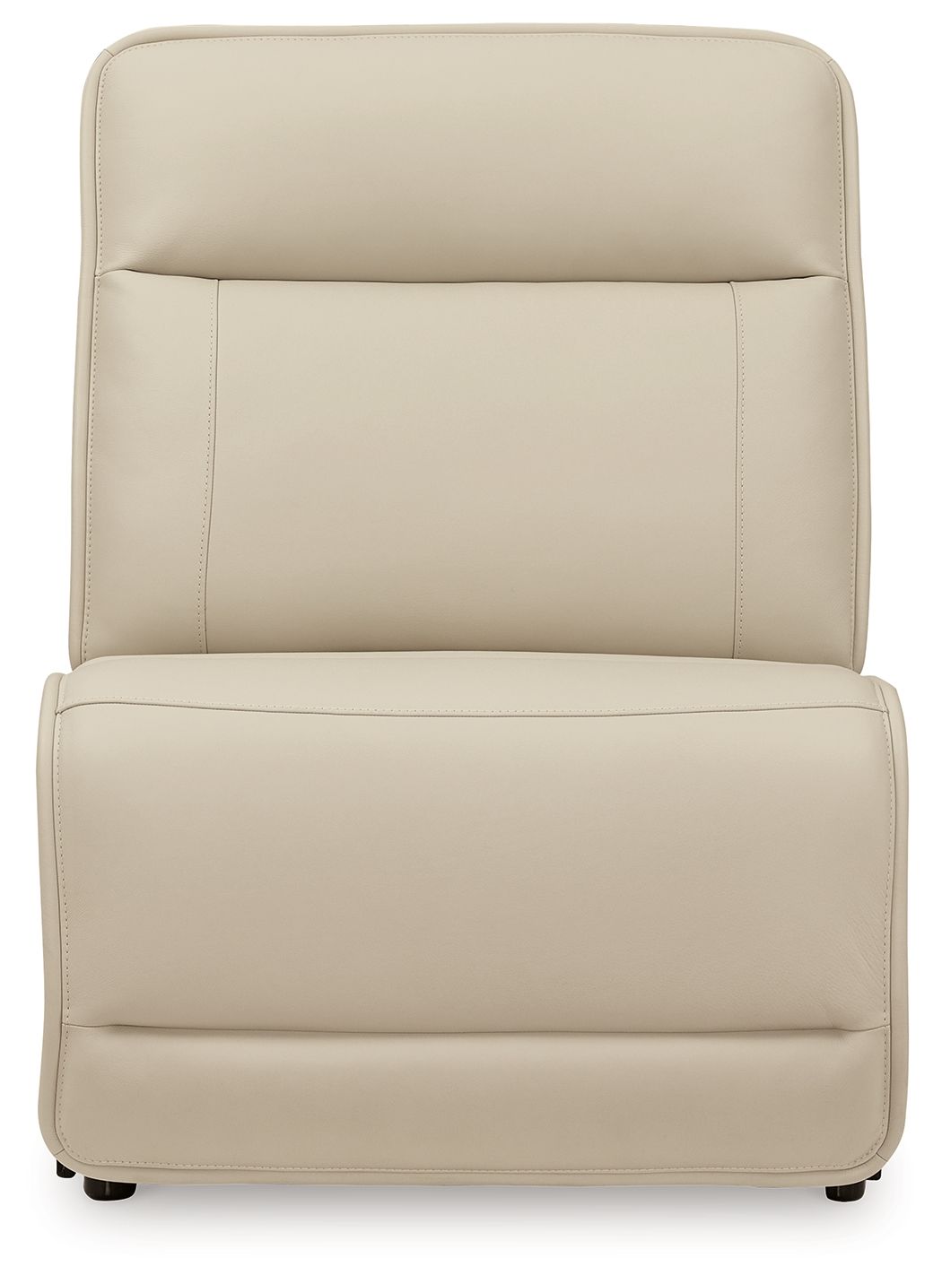 Double Deal - Armless Chair - Almond