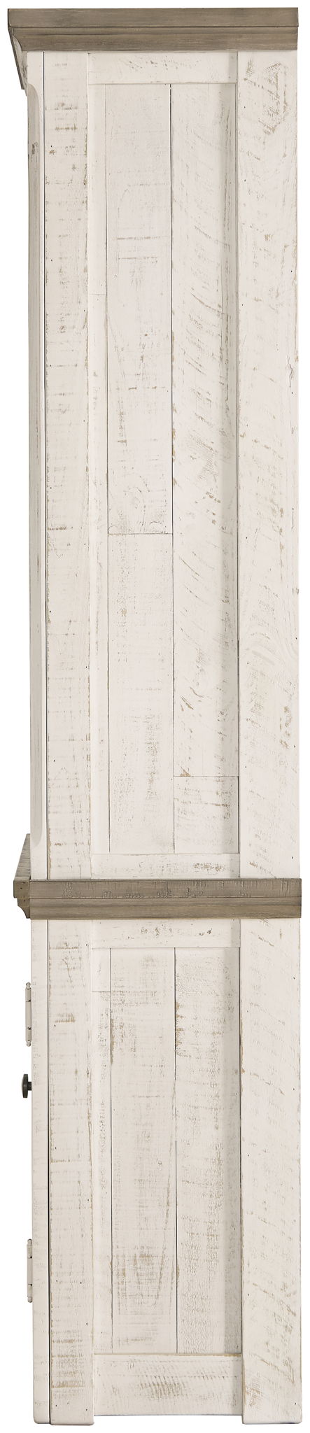 Havalance - Left Pier Cabinet - Brown / Beige