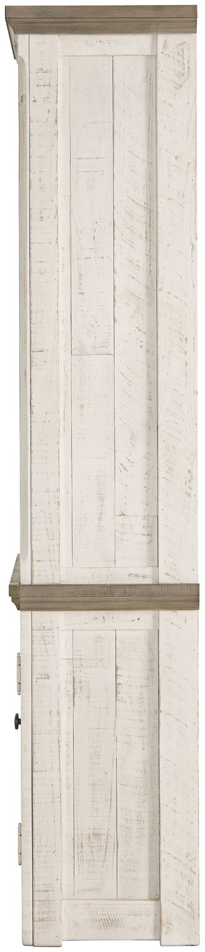 Havalance - Left Pier Cabinet - Brown / Beige