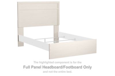 Stelsie - Full Panel Headboard/Footboard - White