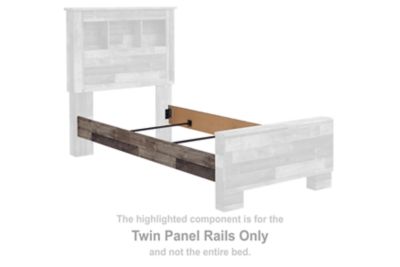 Derekson - Twin Panel Rails - Multi Gray