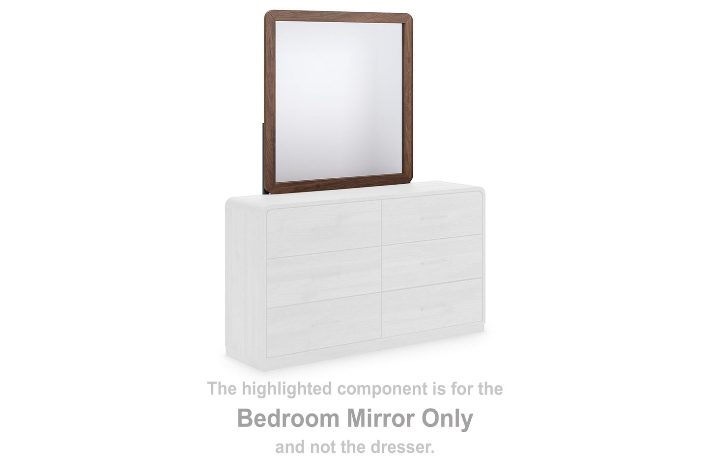 Fortlorn - Bedroom Mirror - Walnut Brown