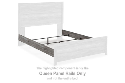 Bronyan - Queen Panel Rails - Dark Gray