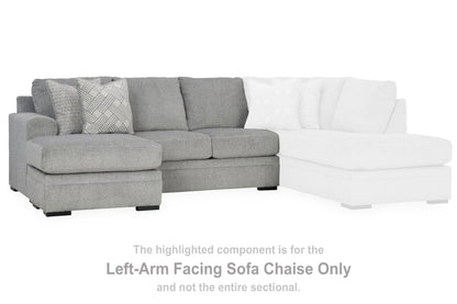 Casselbury - Laf Sofa Chaise - Cement