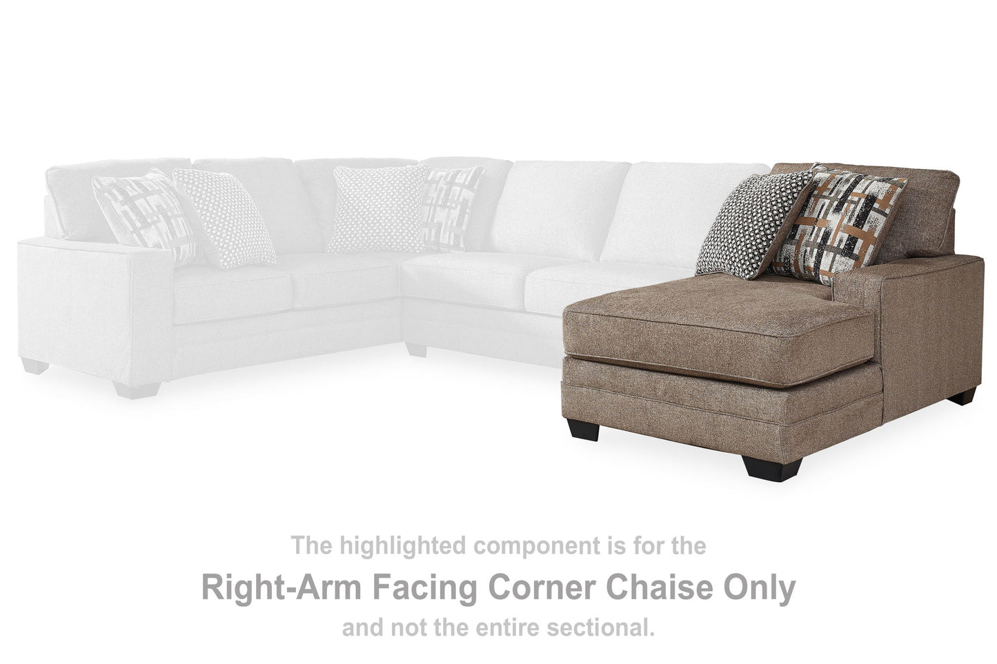 Cannonbrook - Raf Corner Chaise - Nutmeg