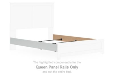 Bostwick Shoals - Queen Panel Rails - White