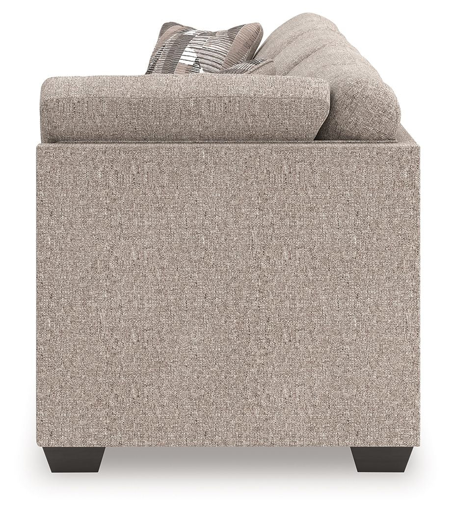 Newellen - LAF Sofa With Corner Wedge - Beige