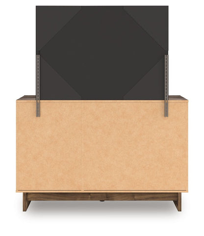 Chirason - Brown - Dresser And Mirror