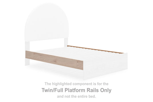 Arloster - Tan - Twin/Full Platform Rails