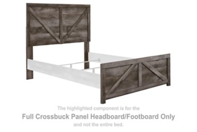 Wynnlow - Gray - Full Crossbuck Panel HDBD/Ftbd